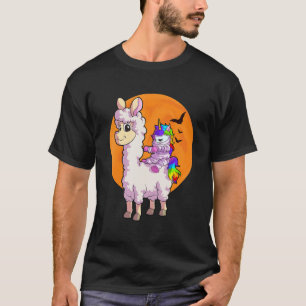 Camiseta Divertida de Halloween de Unicornio para