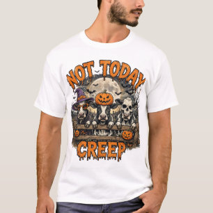 Camiseta divertida de Halloween de vaca graciosa "