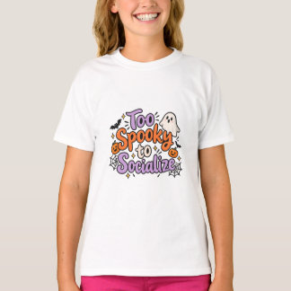 Camiseta divertida de Halloween demasiado espeluzn