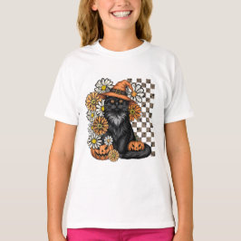 Camiseta divertida de Halloween - Gato negro