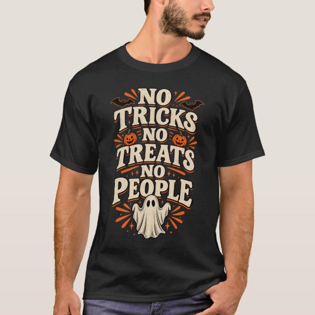 Camiseta divertida de Halloween para introvertidos (Anverso)