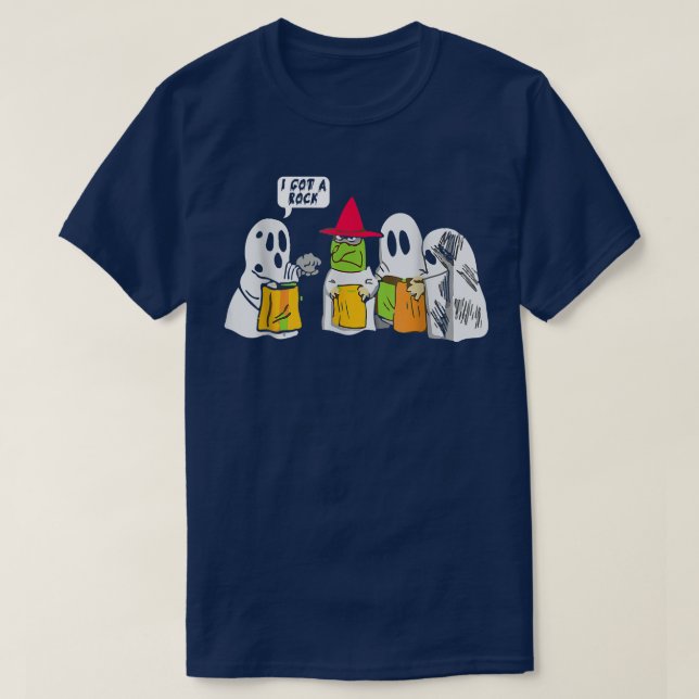 Camiseta divertida de Halloween, Ropa De Truco O T (Diseño del anverso)