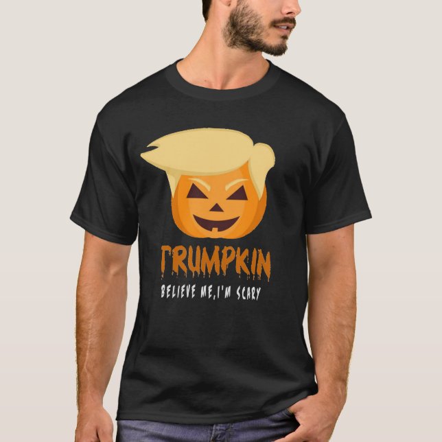 Camiseta divertida de Halloween Trumpkin (Anverso)