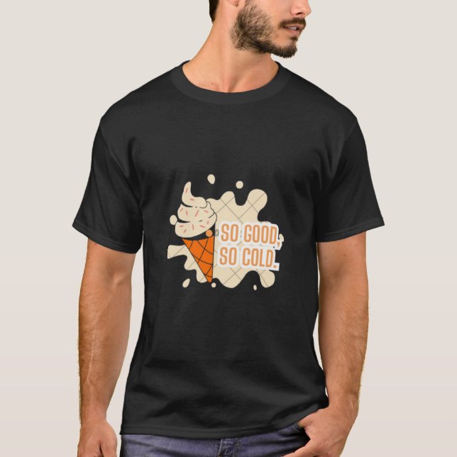 Camiseta divertida de helado para verano (Anverso)