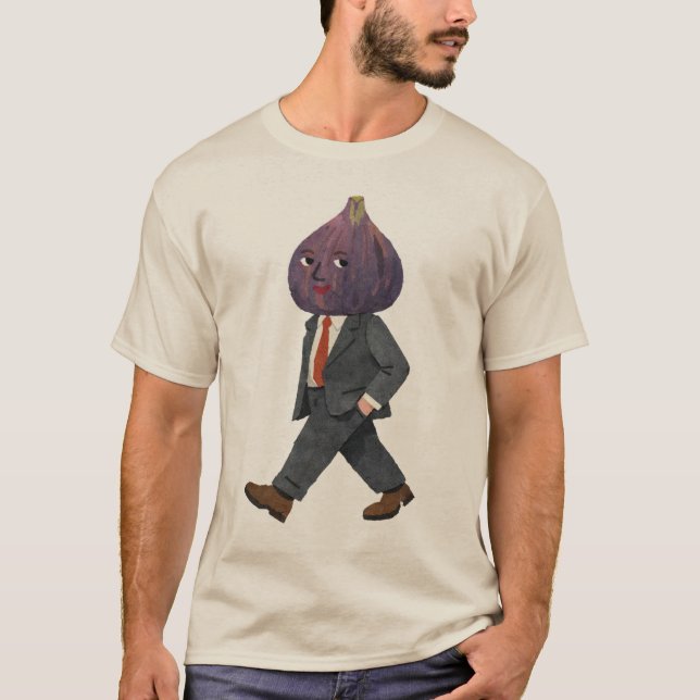 Camiseta divertida de higo Fig-galicious (Anverso)