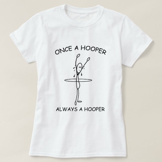 Camiseta divertida de Hula Hoop Hooper (Diseño del anverso)