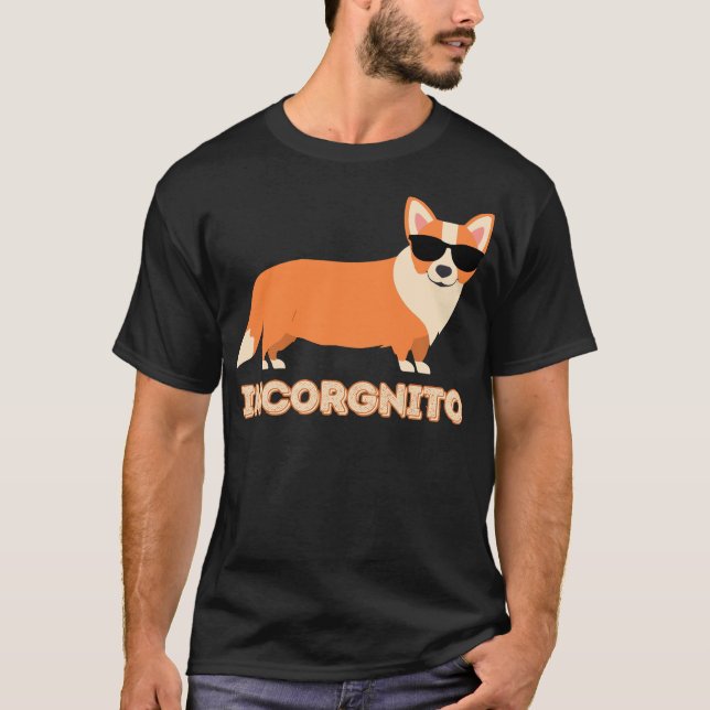 Camiseta divertida de Incorgnito Corgi Lover Perro (Anverso)