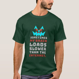 Camiseta Divertida de Internet Meme de Cerebro Len