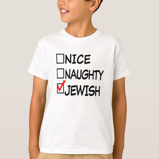 Camiseta divertida de Jánuca de la camisa judía (Anverso)