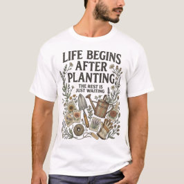 Camiseta Divertida de Jardinería para Principiante