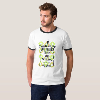 Camiseta divertida de jogging con cubitos de hielo