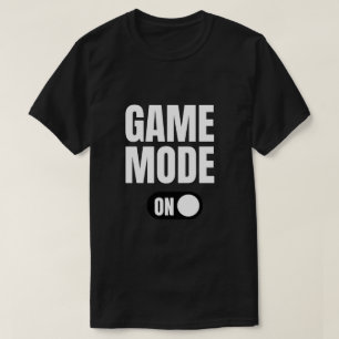 Camiseta divertida de jugador con modo de juego ac
