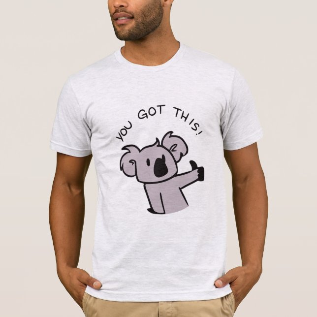 Camiseta Divertida de Koala, Camiseta de Motivació (Anverso)