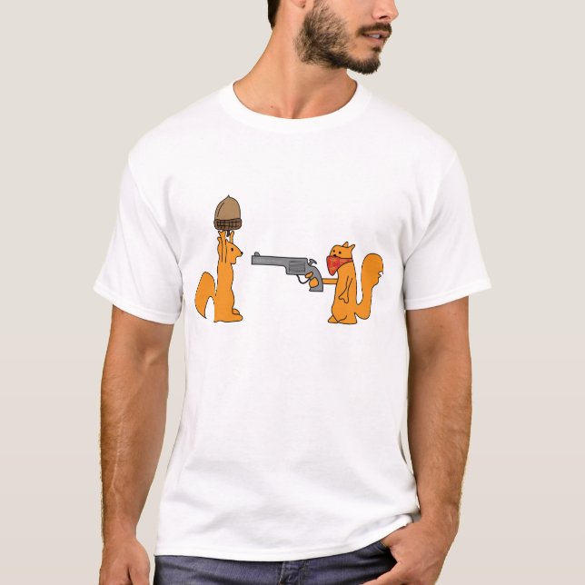 Camiseta divertida de la ardilla (Anverso)