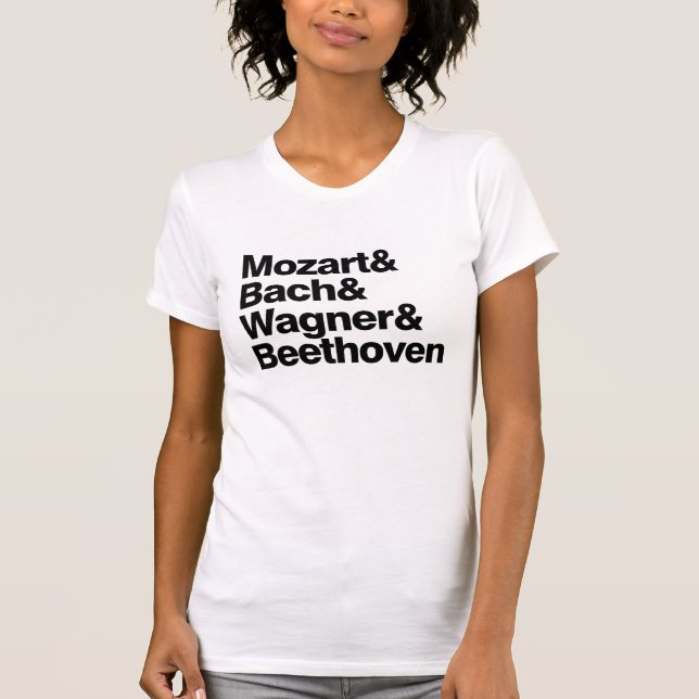 Camiseta divertida de la banda de los compositores (Anverso)