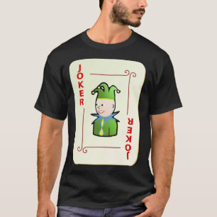 Camiseta divertida de la baraja de cartas del Joke