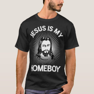 Camiseta divertida de la Biblia cristiana Jesús es
