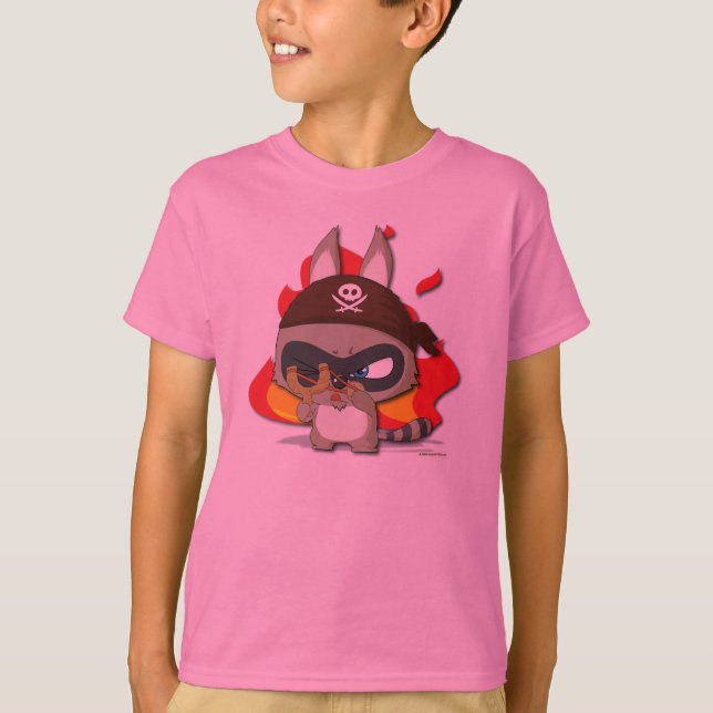 Camiseta divertida de la catapulta del personaje (Anverso)