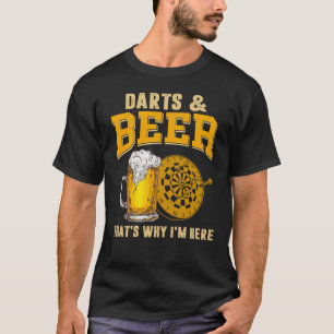 Camiseta divertida de la cerveza Darts para Dart P