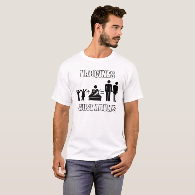 Camiseta divertida de la ciencia de los adultos de (Anverso completo)