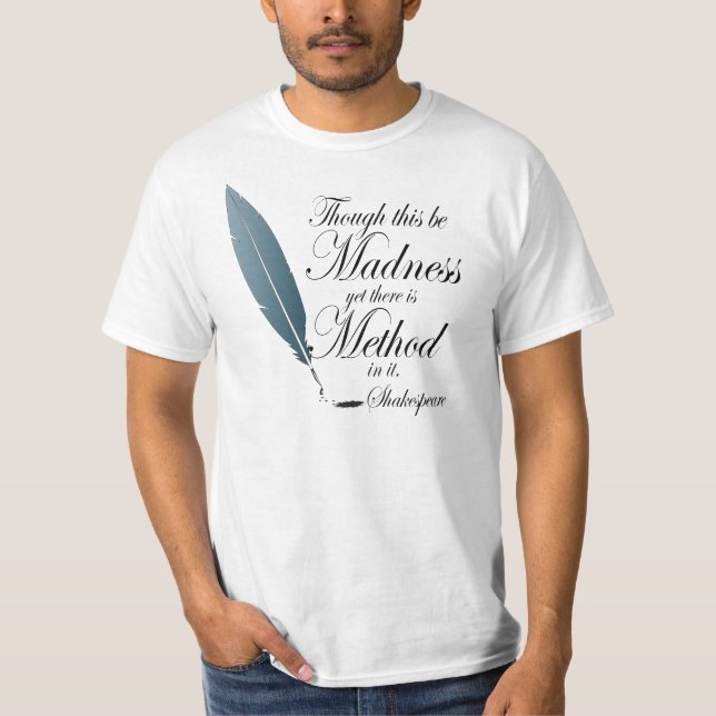 Camiseta divertida de la cita de Shakespeare (Anverso)