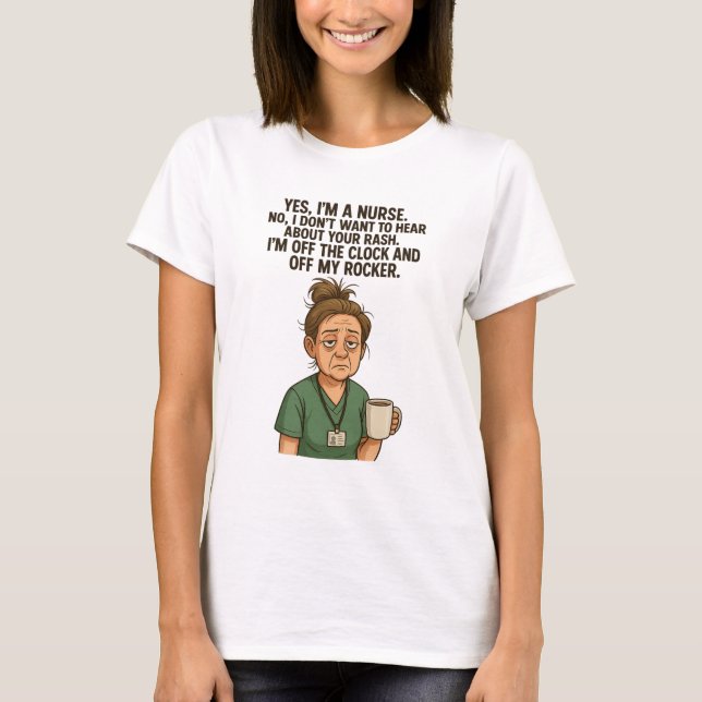 Camiseta divertida de la colección de enfermeras c (Anverso)