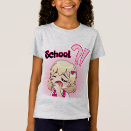 Camiseta divertida de la escuela