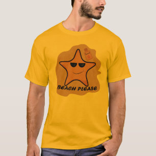 camiseta divertida de la estrella de mar