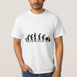 Camiseta divertida de la evolución