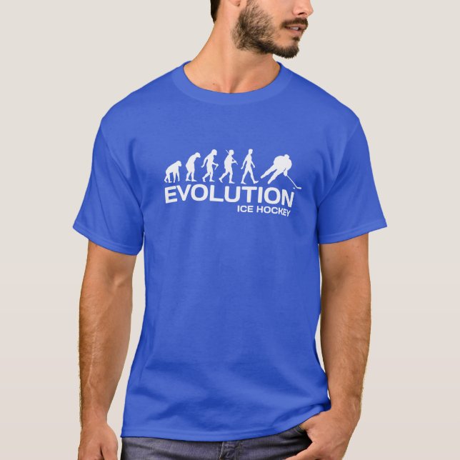 Camiseta divertida de la evolución del mono del (Anverso)