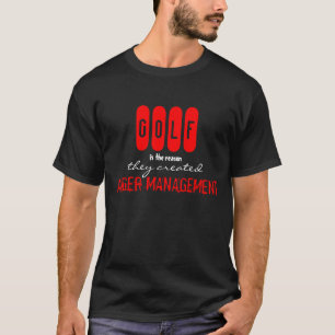 Camiseta divertida de la gestión de la cólera de