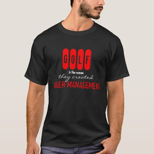 Camiseta divertida de la gestión de la cólera del (Anverso)