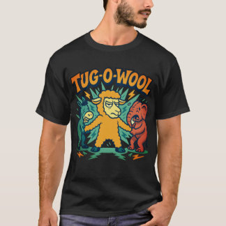 Camiseta divertida de la oveja política Tug-O-Wool