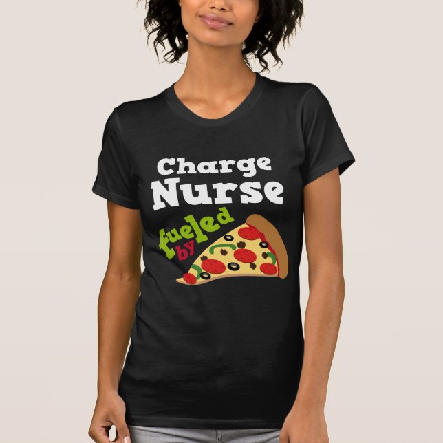 Camiseta (divertida) de la pizza de la enfermera (Anverso)