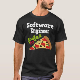 Camiseta (divertida) de la pizza de la Software