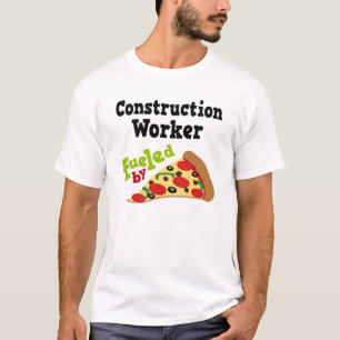 Camiseta (divertida) de la pizza del trabajador de