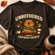 Camiseta Divertida de la Sociedad de Capibaras Sin