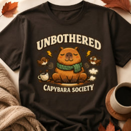 Camiseta Divertida de la Sociedad de Capibaras Sin