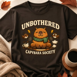 Camiseta Divertida de la Sociedad de Capibaras Sin