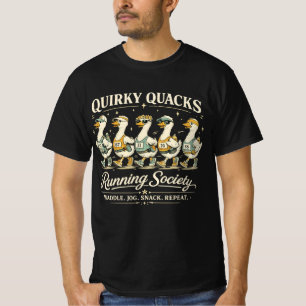 Camiseta divertida de la Sociedad de Corredores Qu