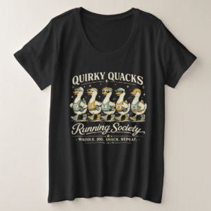 Camiseta divertida de la Sociedad de Corredores Qu