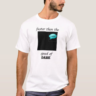 camiseta divertida de la velocidad