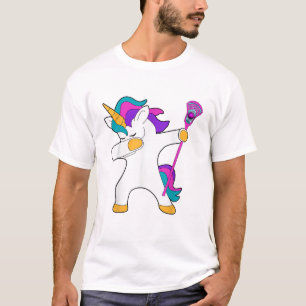 Camiseta divertida de Lacrosse LAX de Unicornio ha