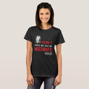 Camiseta divertida de las parteras de la camiseta
