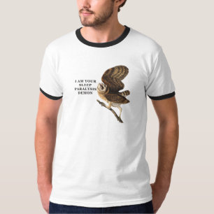 Camiseta Divertida de Lechuza Común