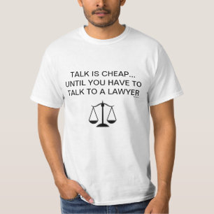 Camiseta divertida de los abogados
