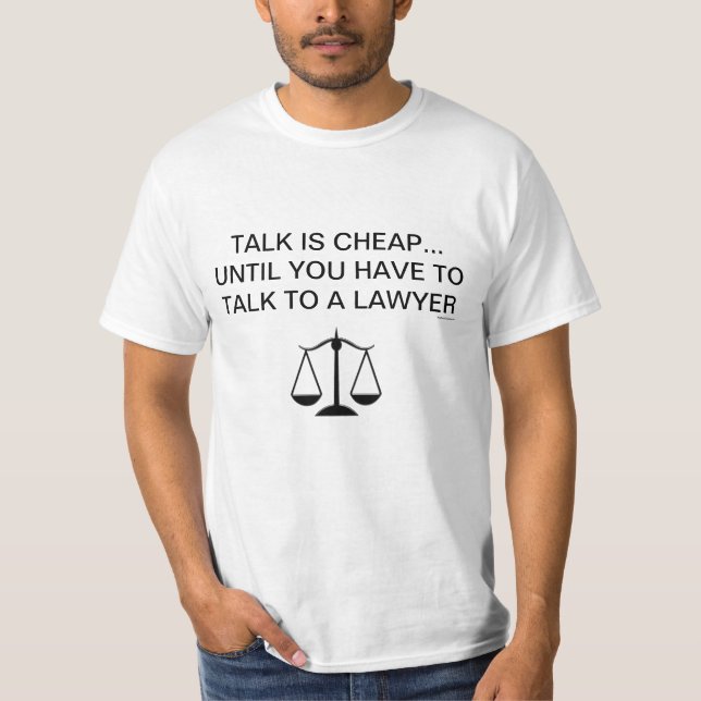 Camiseta divertida de los abogados (Anverso)