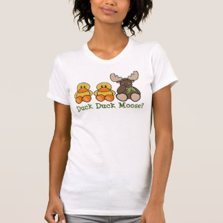 Camiseta divertida de los alces del pato del pato