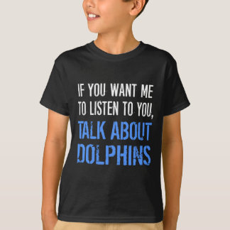 Camiseta divertida de los delfínes