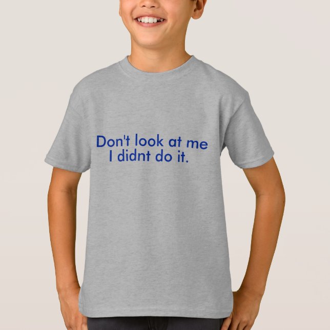 Camiseta divertida de los niños (Anverso)